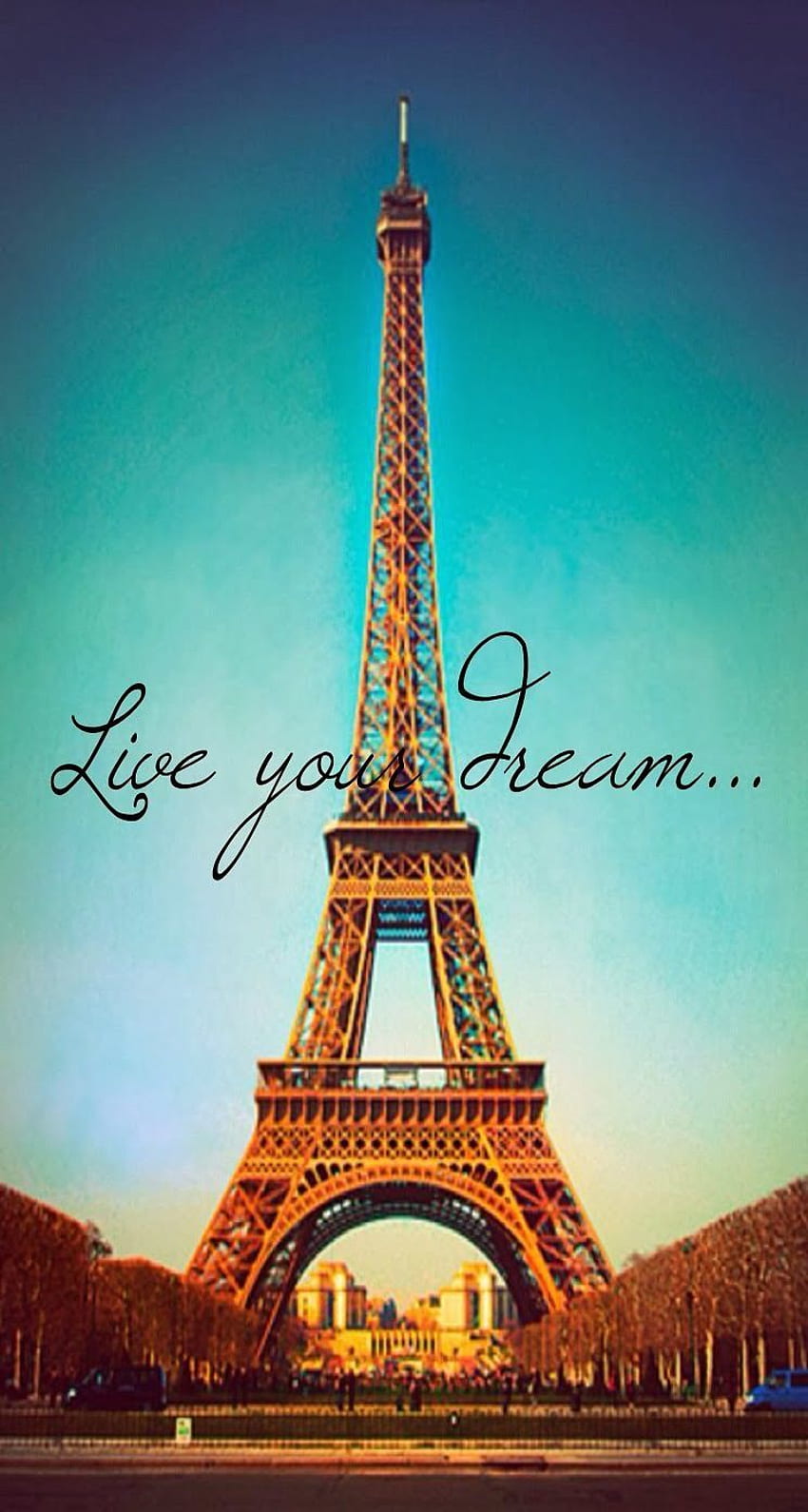 Live Your Dream Paris Menara Eiffel Parallax iPhone 6 Plus . Paris , Menara Eiffel, Menara eiffel Paris, Old Paris wallpaper ponsel HD