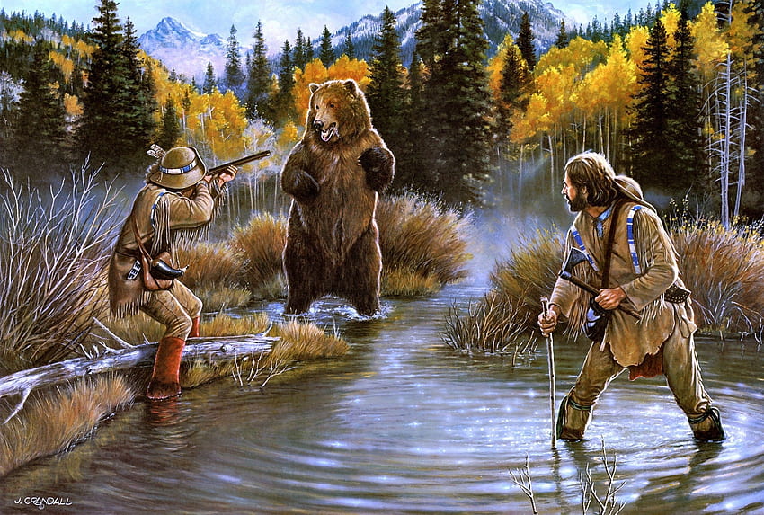 En Galería: Oeste, 46 Oeste. , fresco oso nativo americano fondo de pantalla