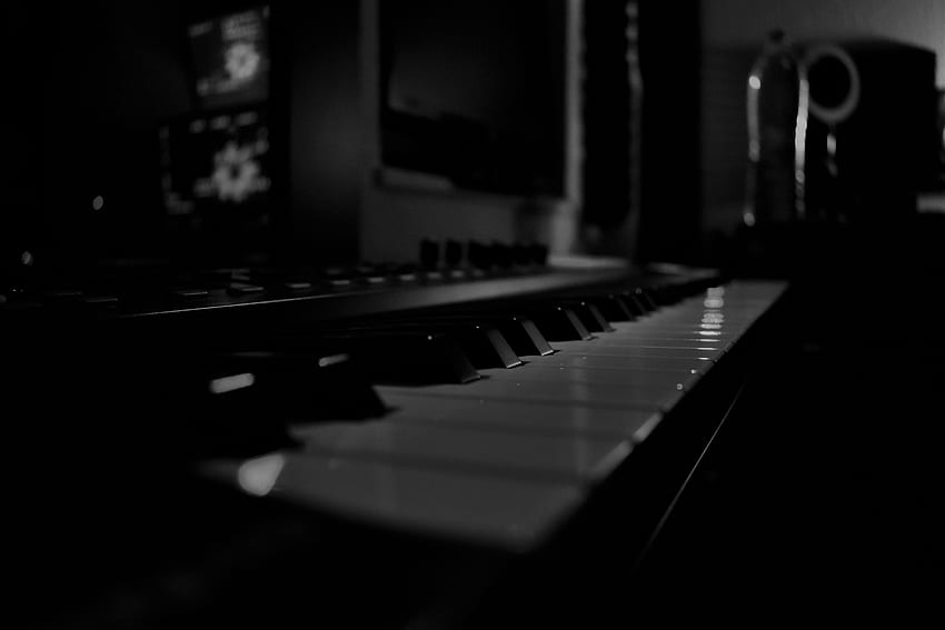 Dimis Keys B&W, Keyboard, Piano HD Wallpaper | Pxfuel