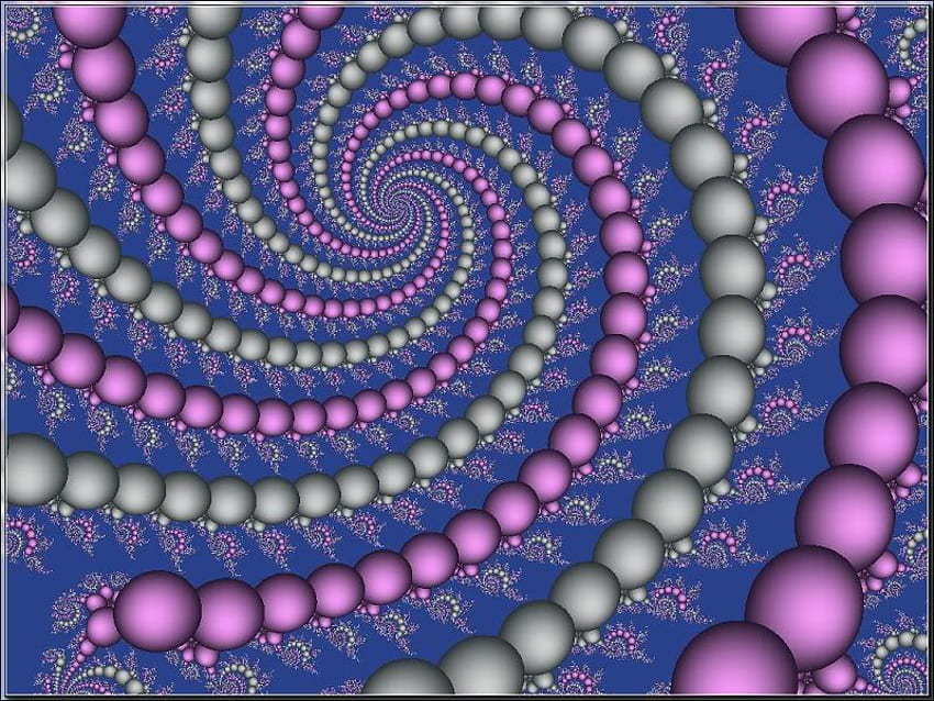 Pusaran Lilac, pusaran, warna, fraktal, ungu Wallpaper HD