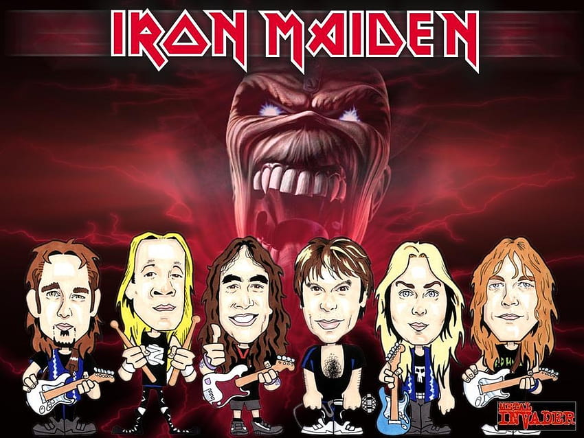 Iron Maiden, star della musica, musica Sfondo HD