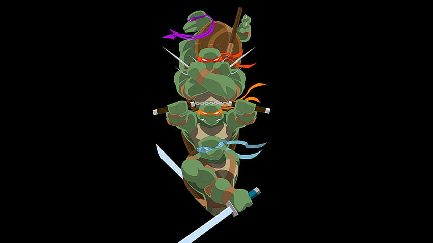 Cartoon tortugas ninjas wallpaper, 2560x1440, 1403905