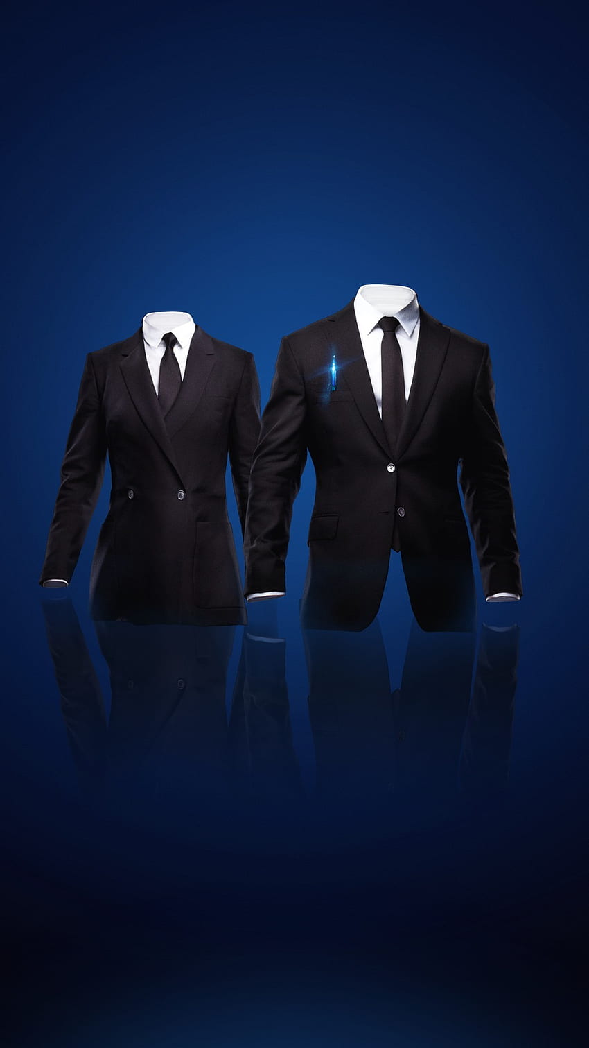 Мъже в черно Международен плакат с висока разделителна способност Мъже в черни международни костюми, MIB International HD тапет за телефон