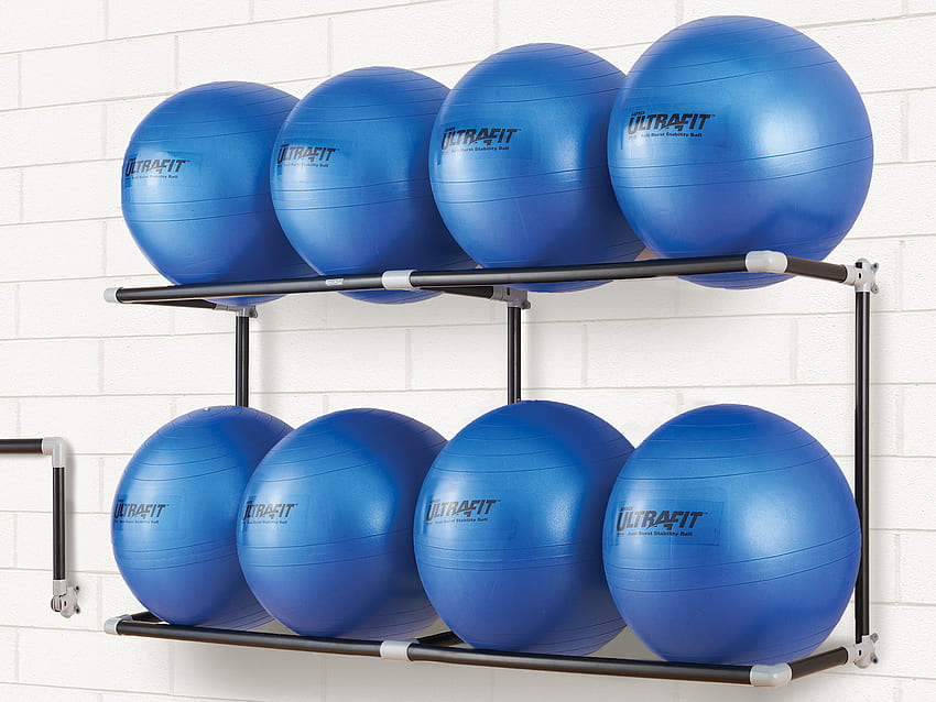 Magnus Space Saver Stability Ball Rack Gopher Sport, Gym Ball HD wallpaper