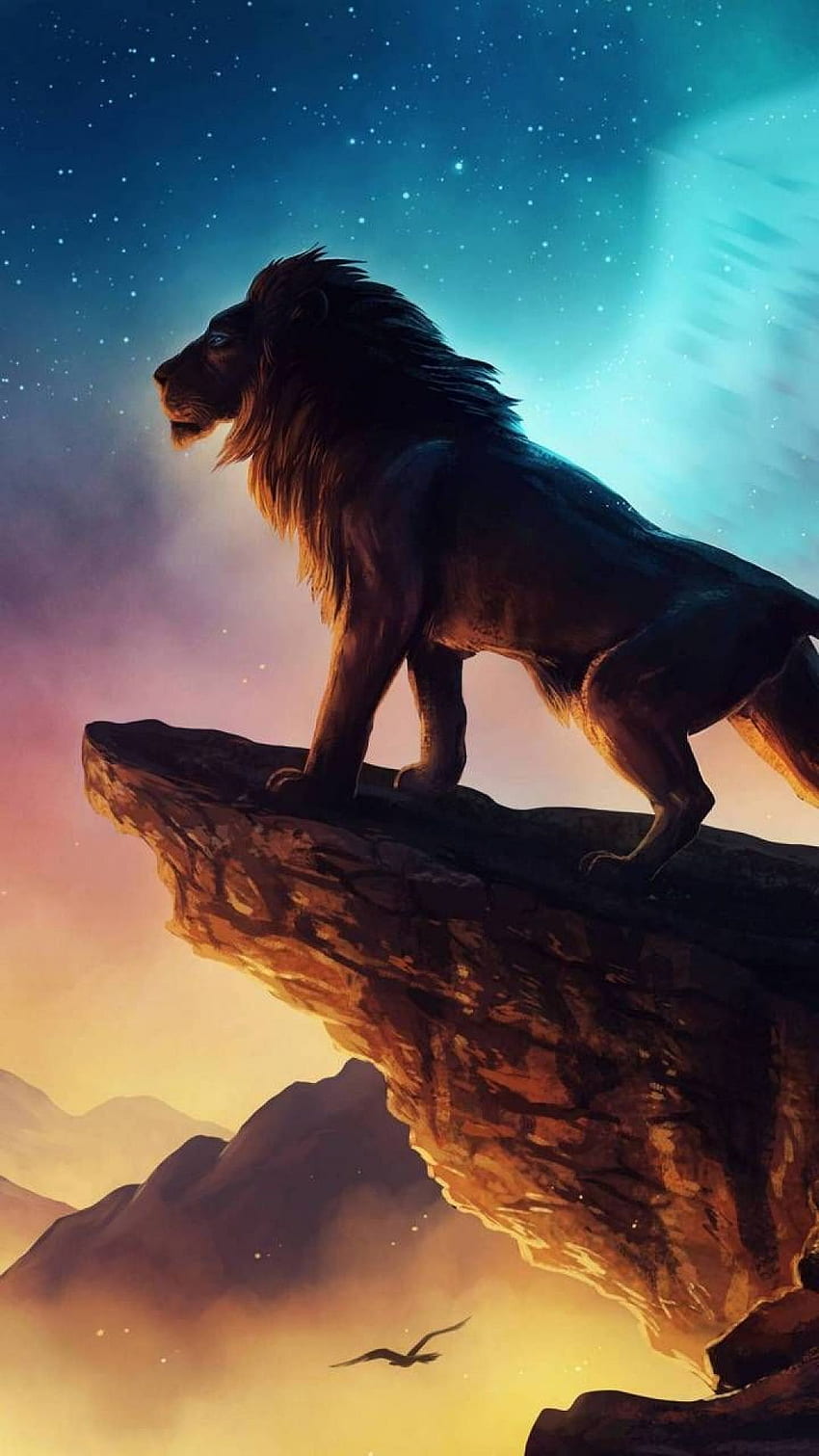 ‎70 Цар Лъв. iPhone през 2019 г. Disney lion king - Android / фон на iPhone (png / jpg) (2022), Simba HD тапет за телефон