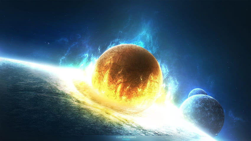 Disaster doomsday planet collision, Disaster, Doomsday, Planet, Catastrophe Planet HD wallpaper