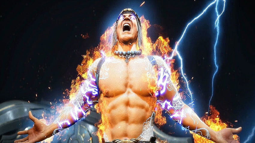 Mortal Kombat 11 - Fire God Liu Kang Transformation HD wallpaper