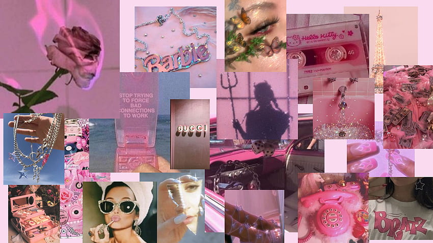 Pink Collage Computer Size (Page 1) HD wallpaper