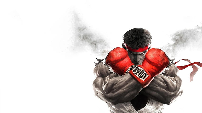 Street Fighter V. Classic Ryu โพสท่าสำหรับ PS4 แบบกำหนดเองของเราวันนี้ ใช้ด้านบนที่มืดลงได้ดีที่สุดกับอันนี้ วอลล์เปเปอร์ HD