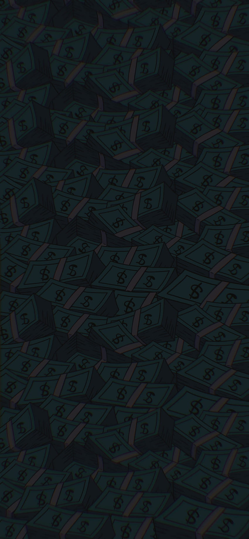 Green Money for iPhone & Android, Money Black HD phone wallpaper