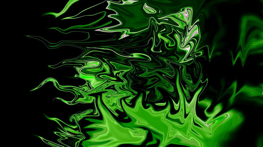 Kireç Yeşili ve Siyah, Kireç Yeşili Estetiği HD duvar kağıdı