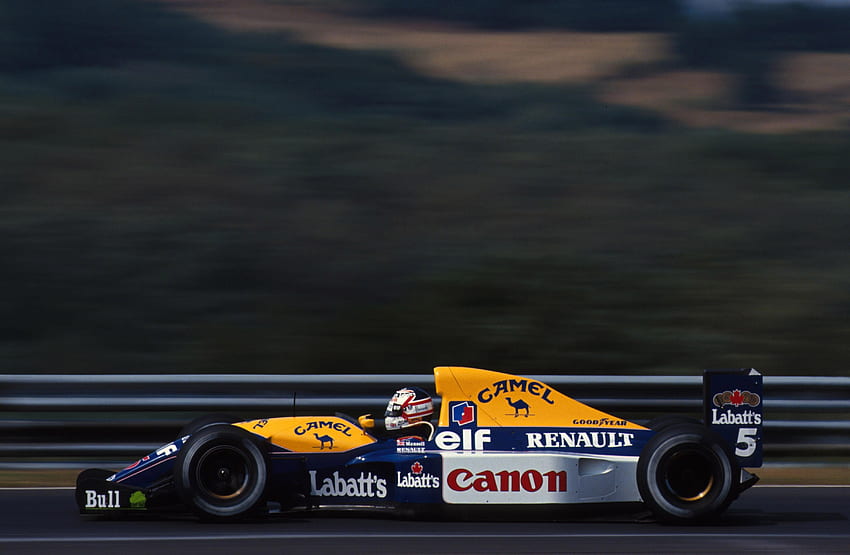 Nigel Mansell, Macaristan 1992, En Çok Hak Ettiği Şampiyonluğunu Elde Etme Yolunda [3648×2381] : R F1Porn HD duvar kağıdı