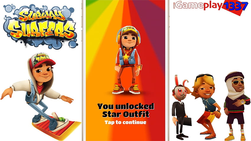 Subway Surfers Jake Star Outfit - Special Boards Sweetheart 