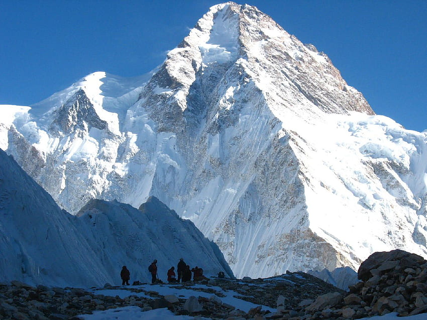 The mountain “K2” is a part of the “Karakoram” Mountain Range, one HD wallpaper