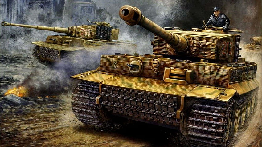 Tiger Tank, German WW2 Panzer HD wallpaper