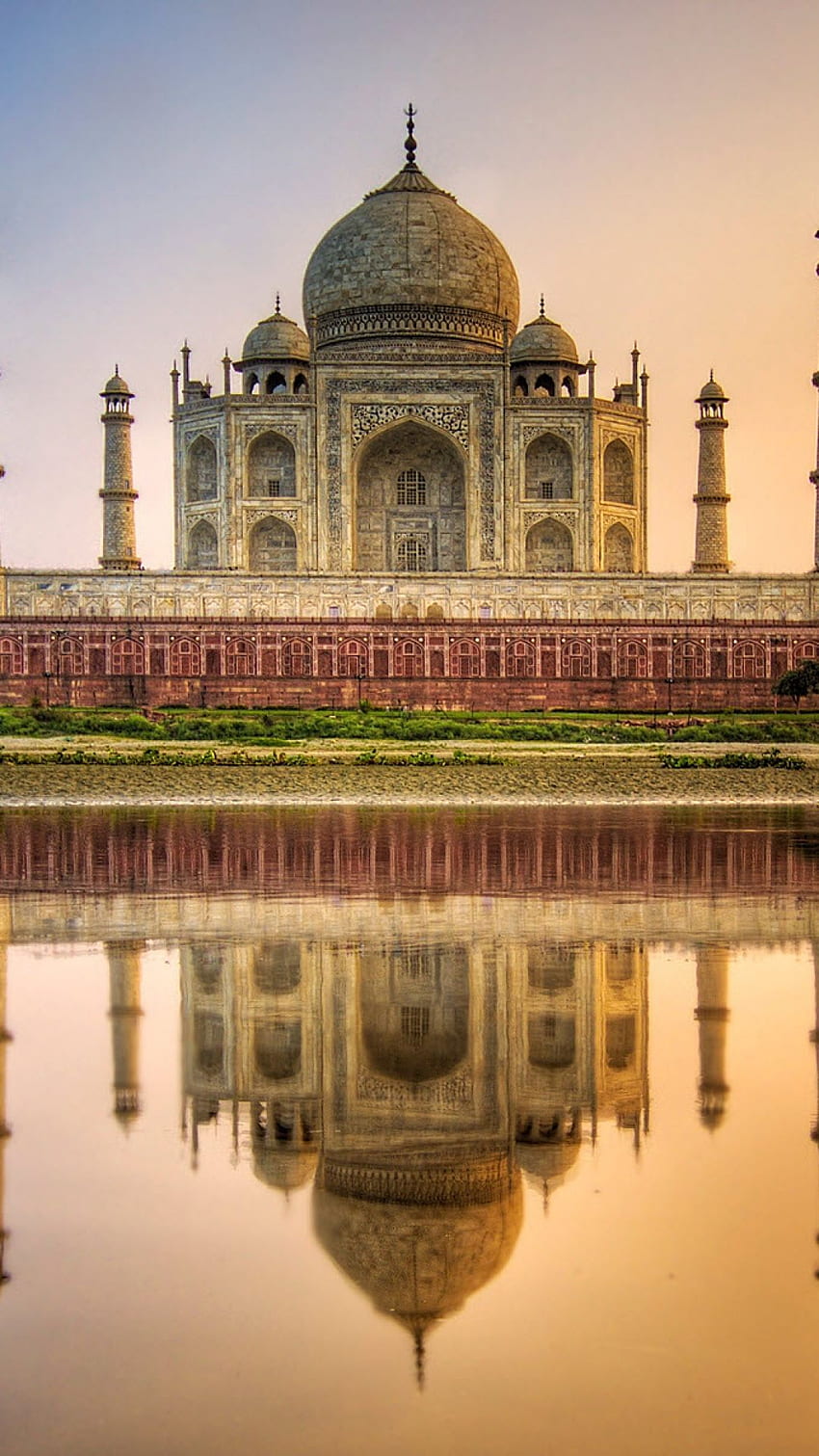taj mahal, agra, india, mausoleum, mosque. Taj mahal, Taj mahal HD phone wallpaper