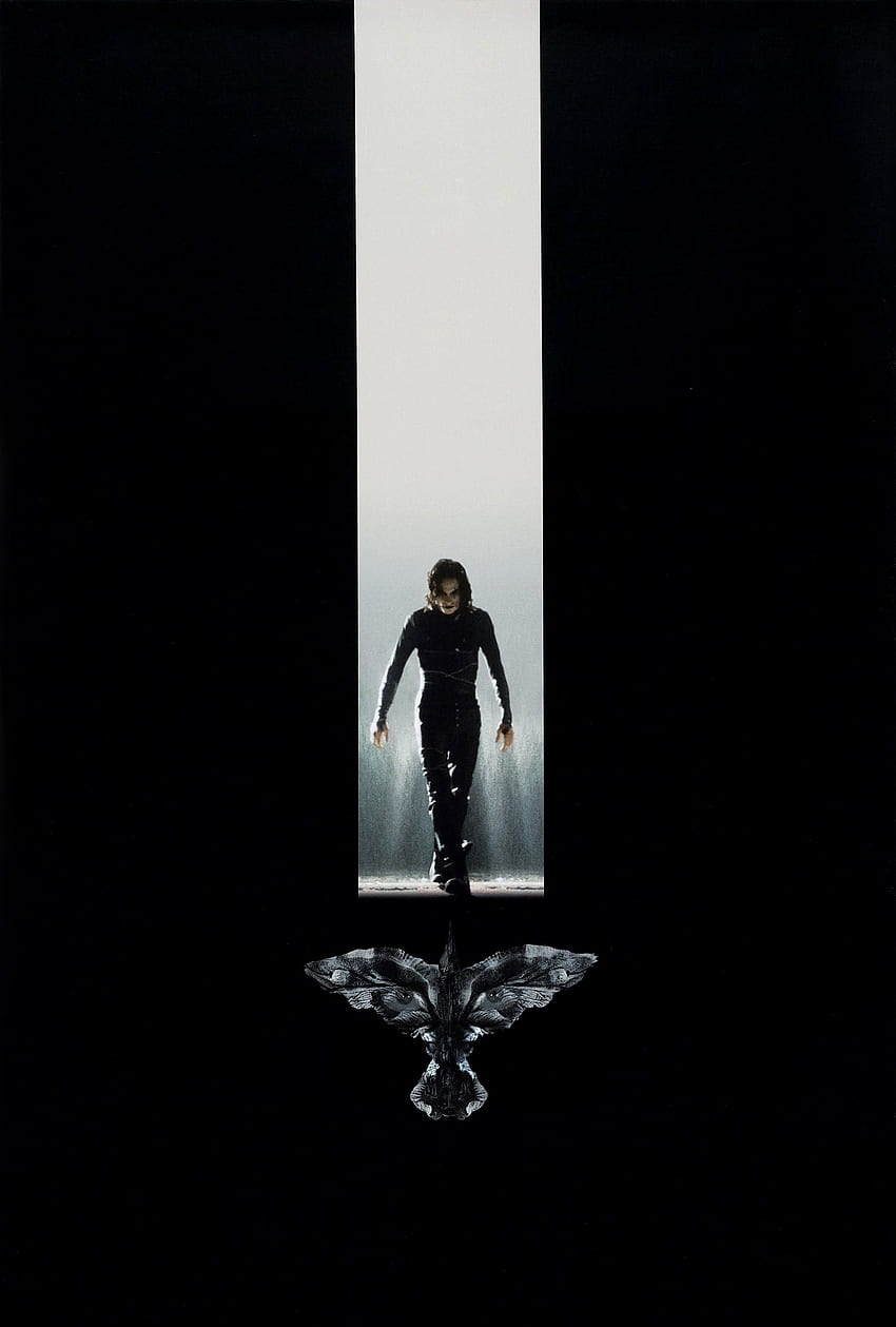 어두운 영화 고딕 까마귀 브랜든 리 영화 포스터 HD 전화 배경 화면