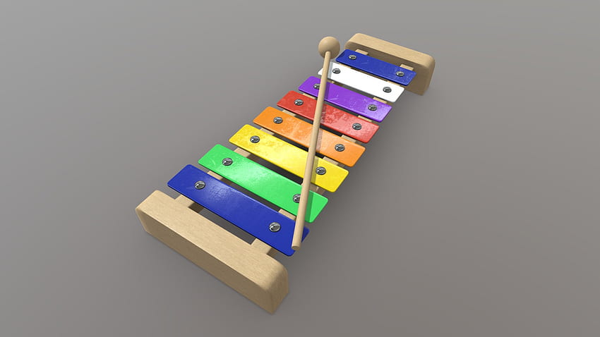 Xylophone - Buy Royalty 3D model by plaggy [afae080] HD wallpaper | Pxfuel