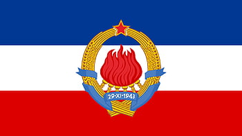 Yugoslavia flag.eps Royalty Free Stock SVG Vector