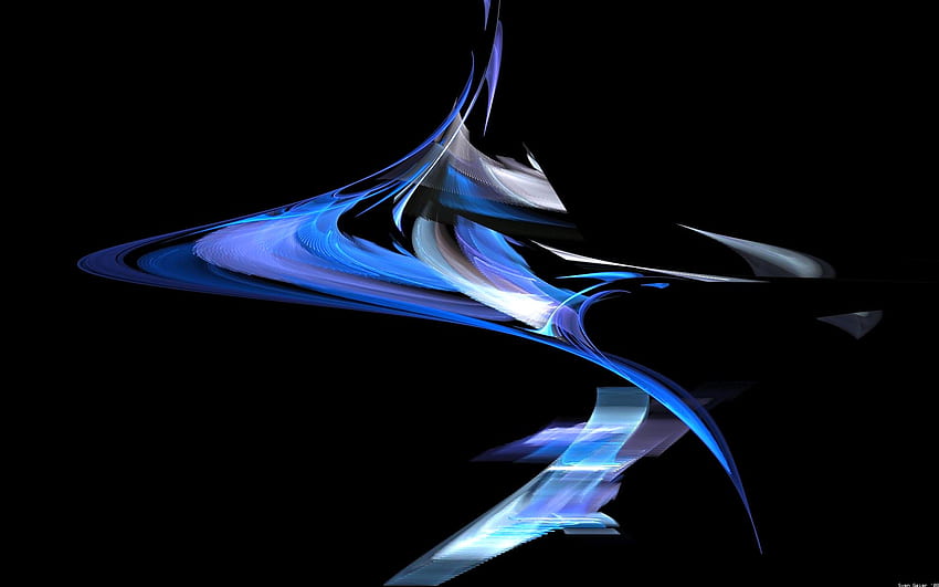 BLUE TWIST, elegant, blau, Twist, abstrakt HD-Hintergrundbild