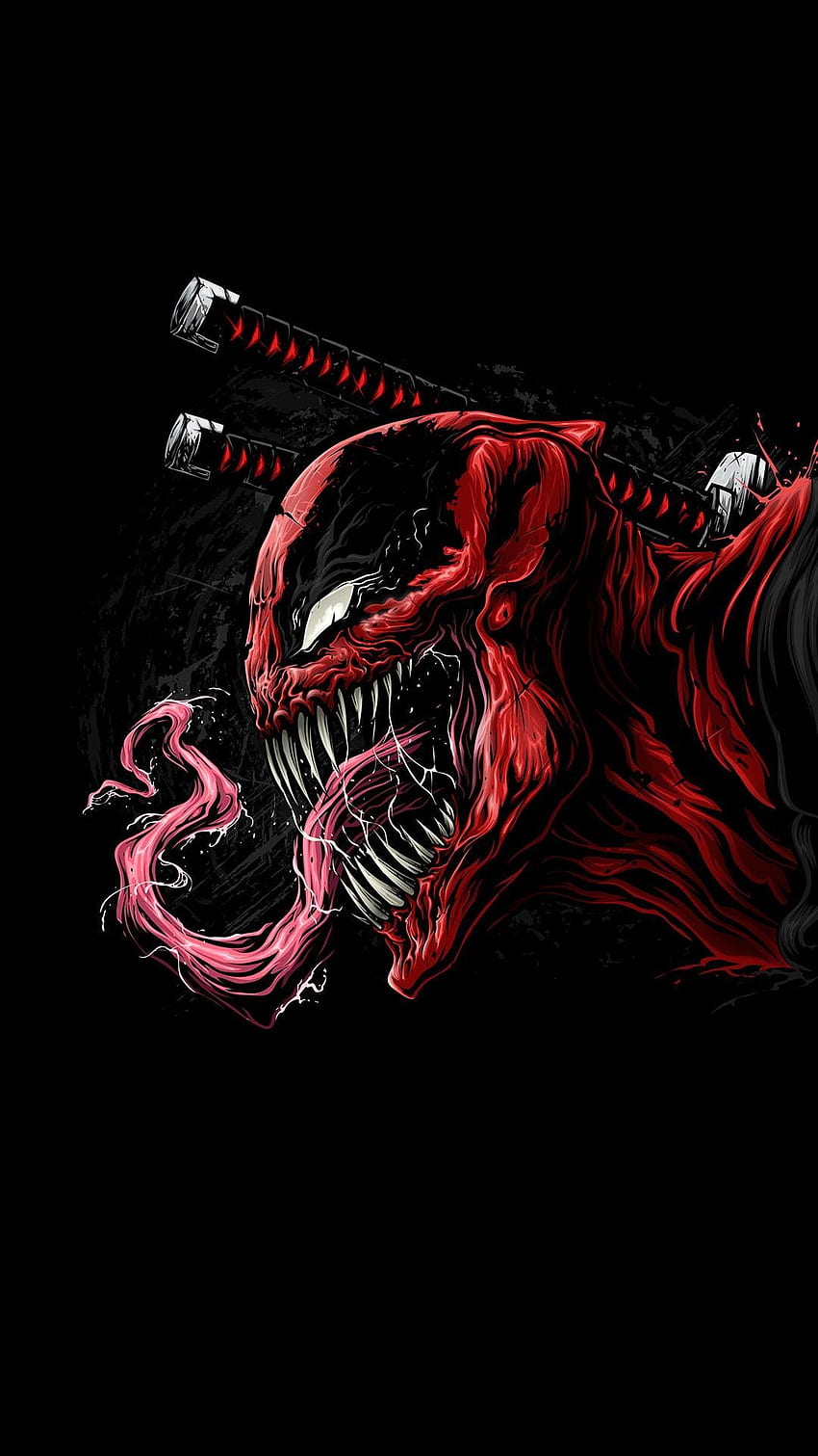 Venom Deadpool, Venom Amoled fondo de pantalla del teléfono