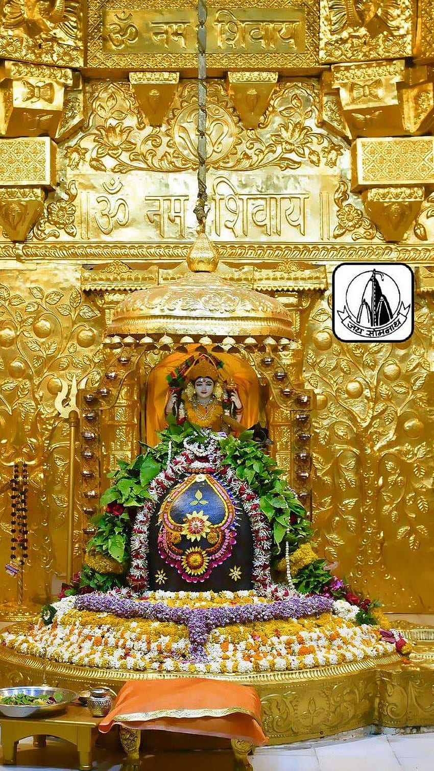 Somnath Mahadev, Templo de Somnath fondo de pantalla del teléfono