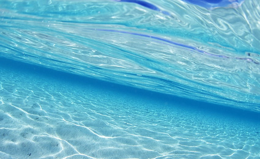 Flachwasser, seichtes Wasser, Ozean, gemischte Farben HD-Hintergrundbild