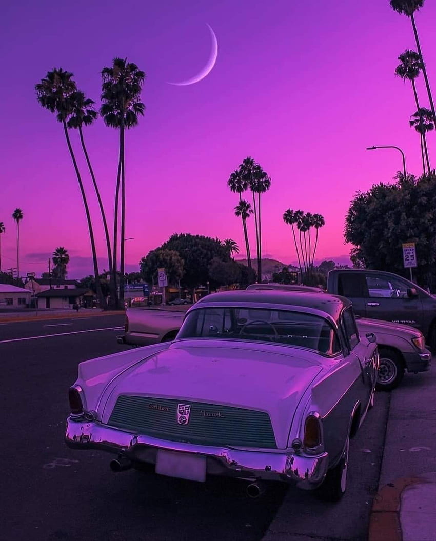 Beautiful Colorful Day & Night aesthetic Sky Purple DPs. DP ...