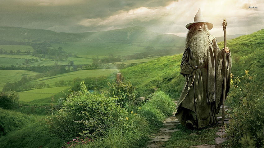 Gandalf - O Senhor dos Anéis (Władca Pierścieni). THE, Lotr z Shire Tapeta HD