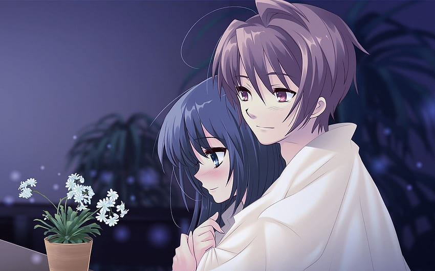 Cute anime couple. Anime Couple's. Anime couples, Japanese Cartoon Cute Emo HD wallpaper