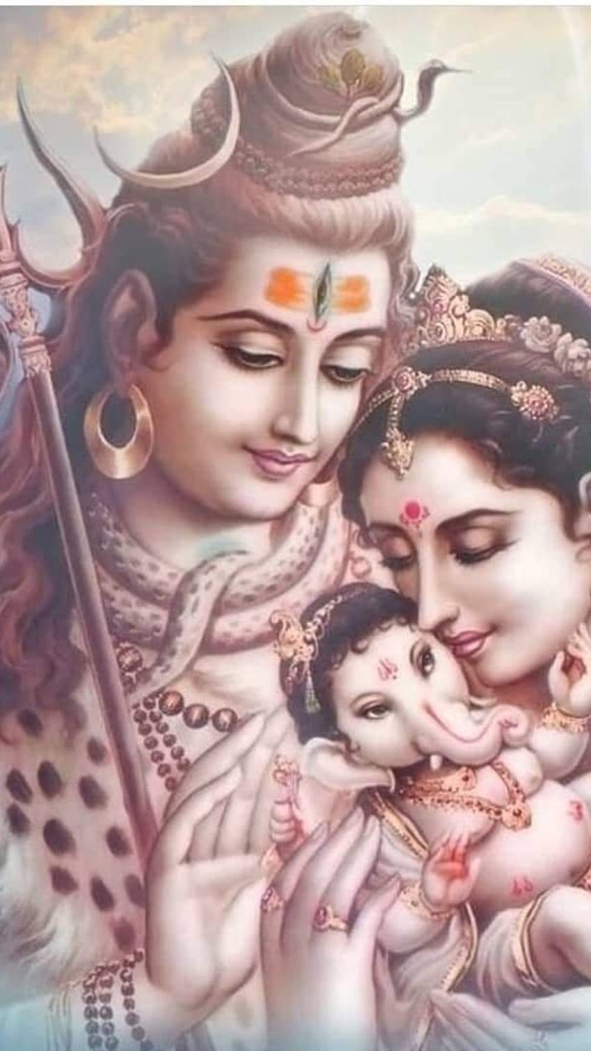 Sivan , Lord Mahadev, Little Baby, Ganesh HD phone wallpaper | Pxfuel