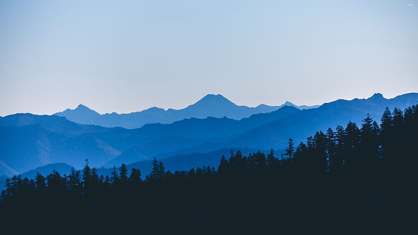 Blue Mountains, Dark Blue Mountain HD wallpaper