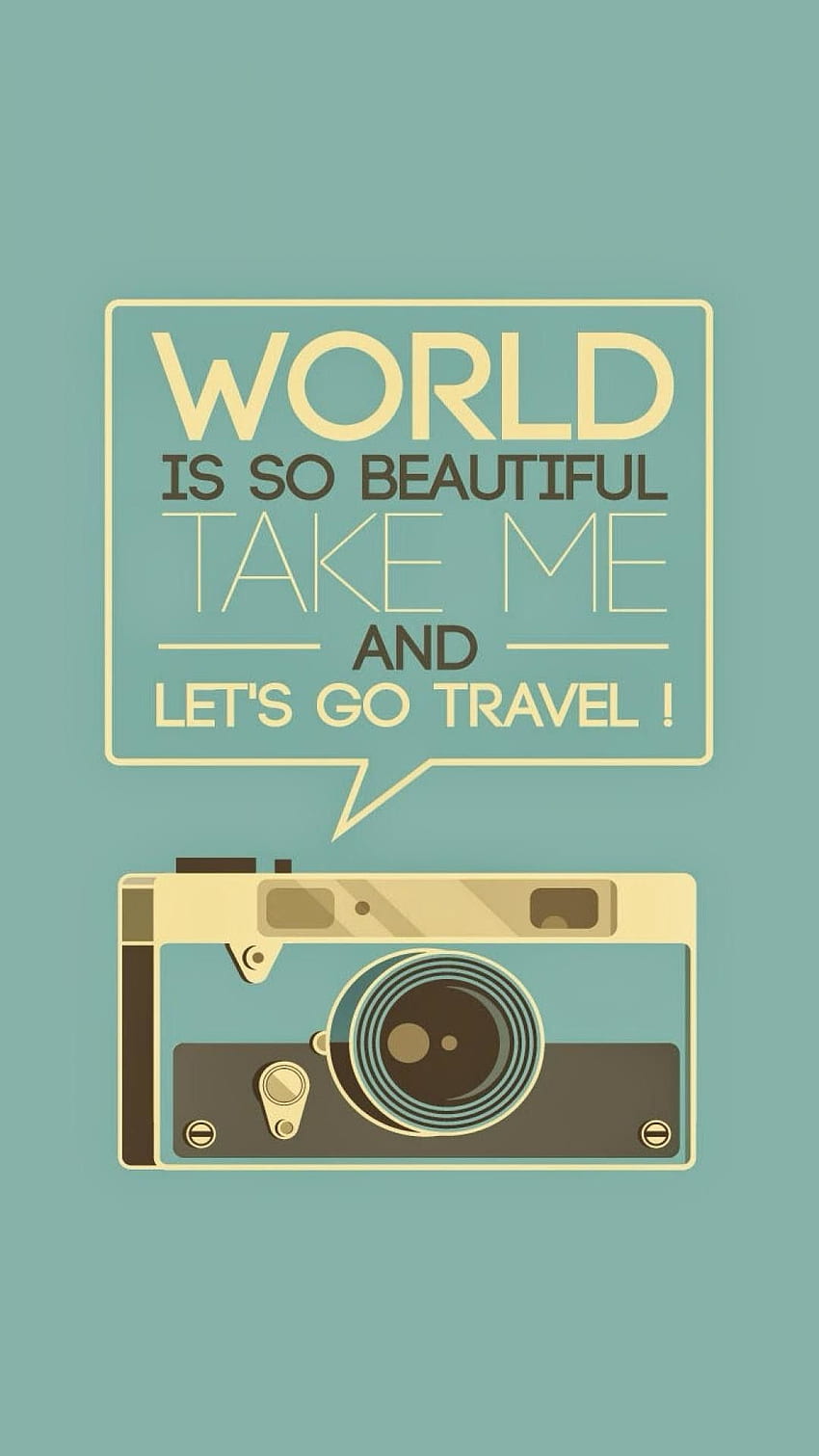 Quotes iPhone, Cute Travel Quote HD phone wallpaper