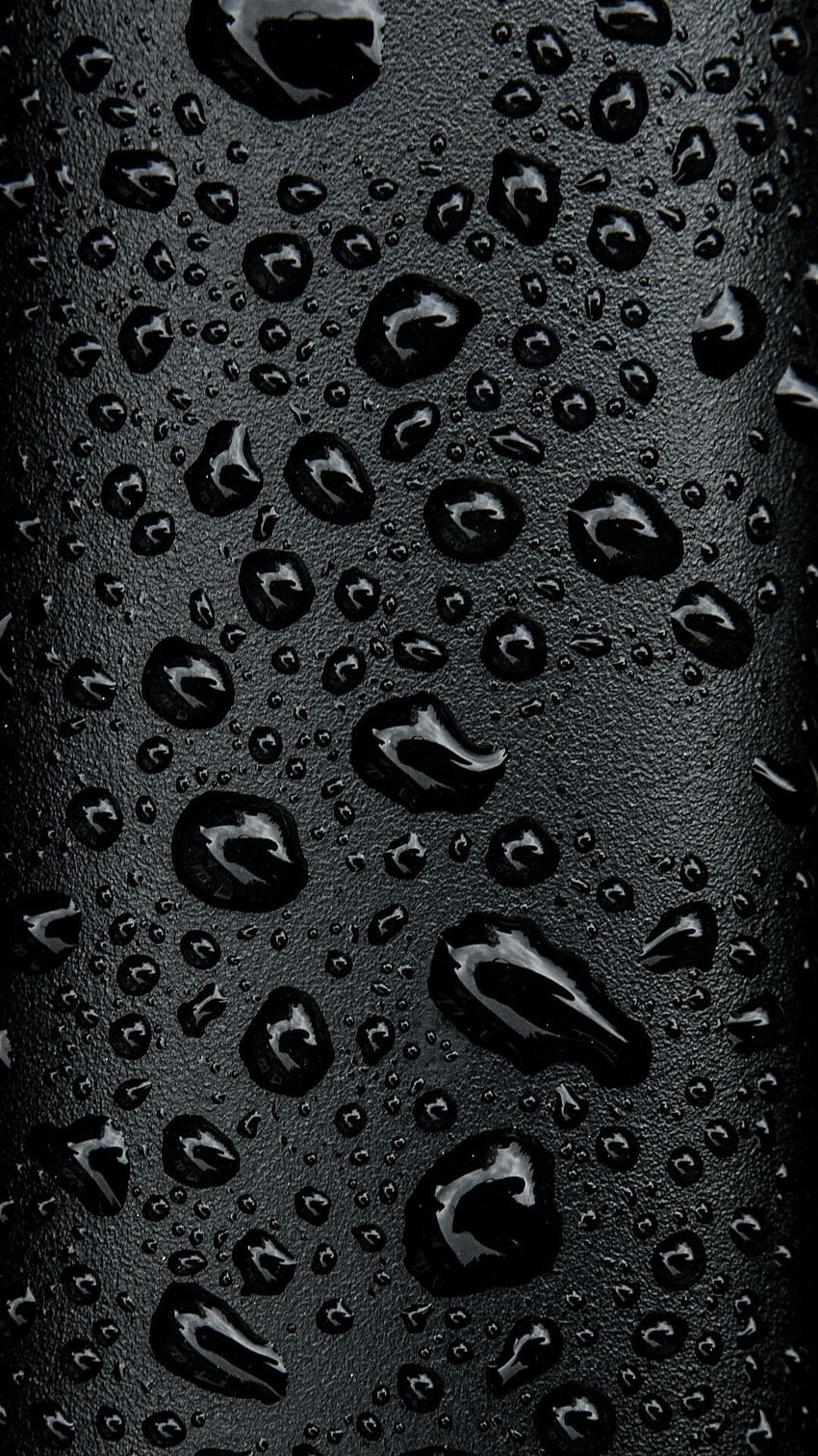iphone x zedge Nouvelles gouttelettes d'eau noires pour téléphones ㊗ Fond d'écran de téléphone HD
