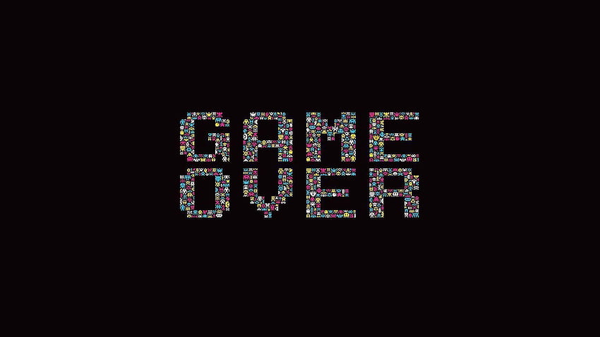 Game Over, Mario Game Over HD wallpaper