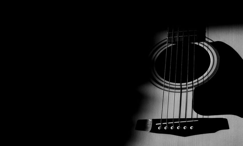 Guitar, Black and White Guitar HD wallpaper | Pxfuel