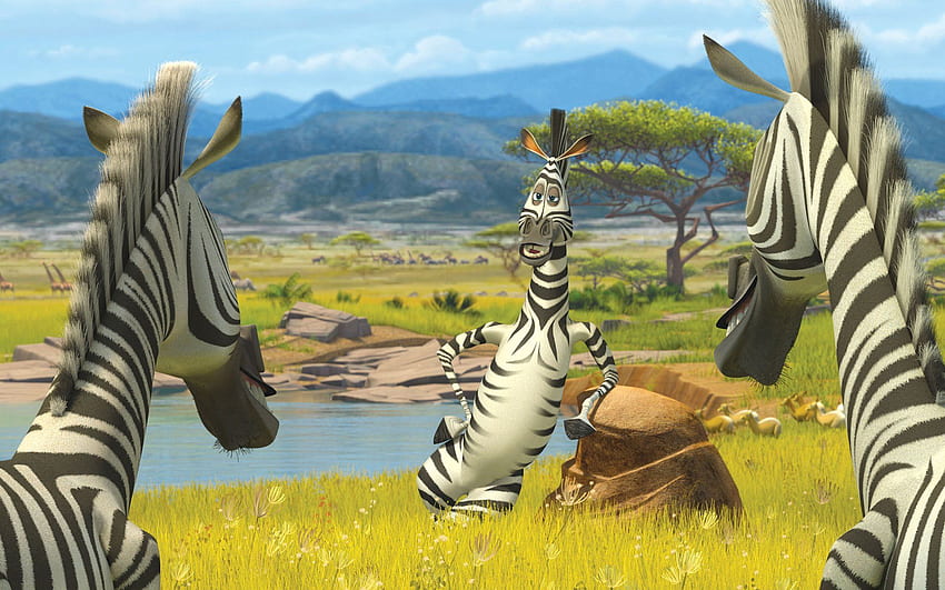 Madagascar Marty The Zebra, Madagascar Landscape HD wallpaper