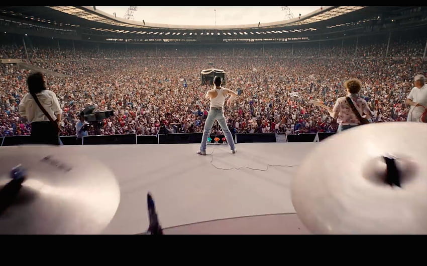 Trailer de Bohemian Rhapsody: Todos saúdam a primeira e única Rainha, Freddie Mercury Live Aid papel de parede HD