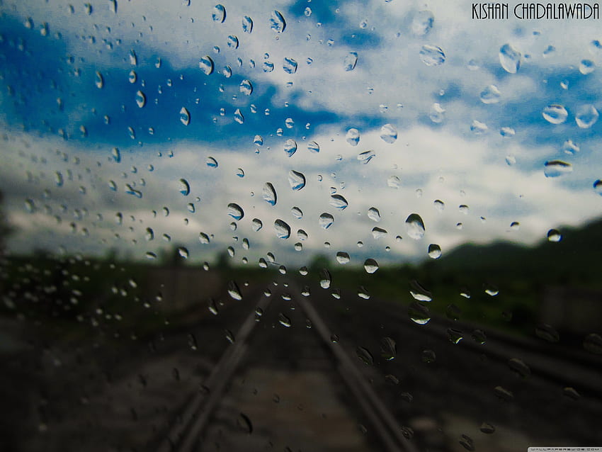 Sky. Rain. Railtracks. Ultra Background for, Sky Rain HD wallpaper | Pxfuel