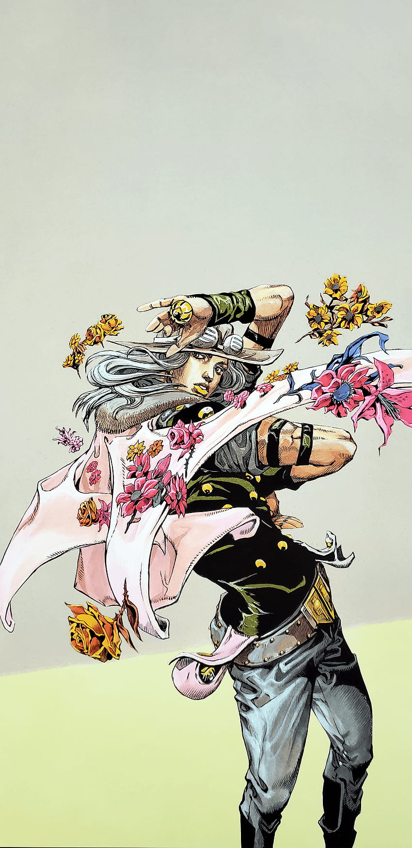Posting a a day until stone ocean is animated day 218: Gyro Zeppeli : JoJo HD phone wallpaper
