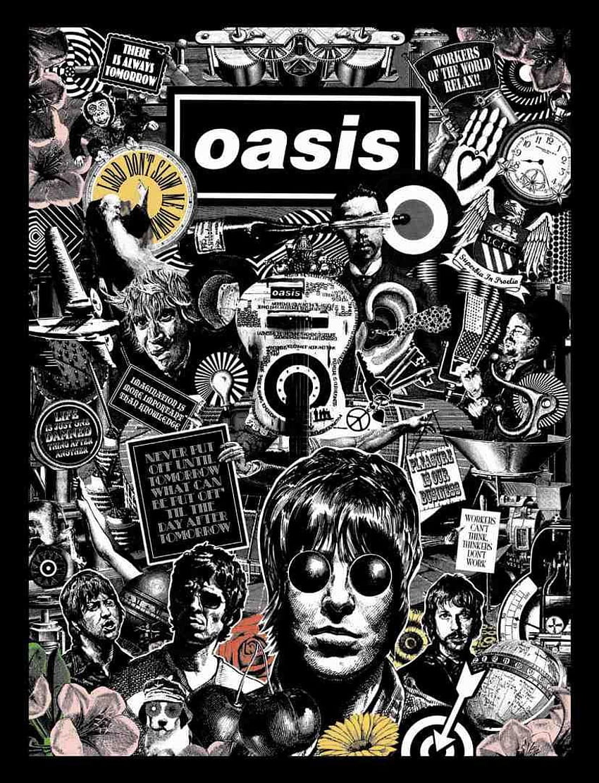 Álbumes de Oasis, Logotipo de Oasis fondo de pantalla del teléfono