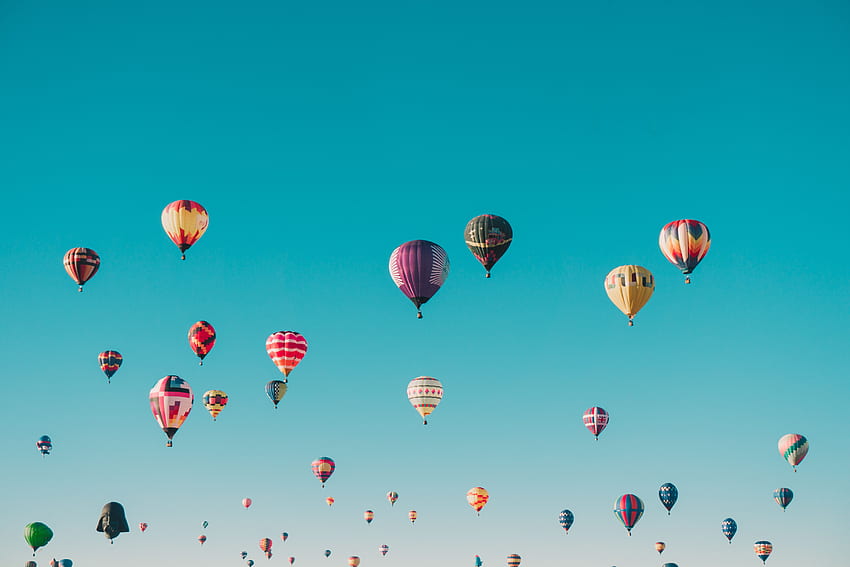 Sky, Balloons, , , Flight HD wallpaper