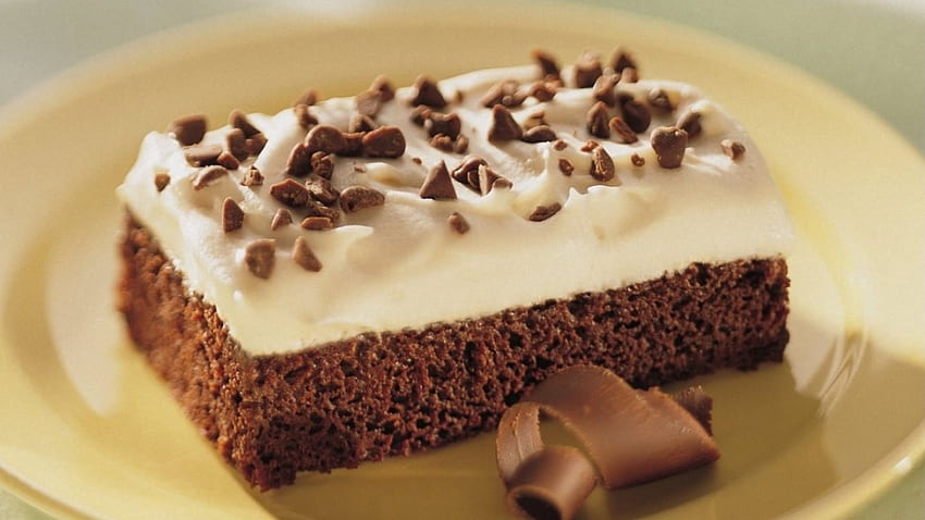Schokoladenkuchen, braun, Kuchen, Schokolade, Essen, Kuchen HD-Hintergrundbild