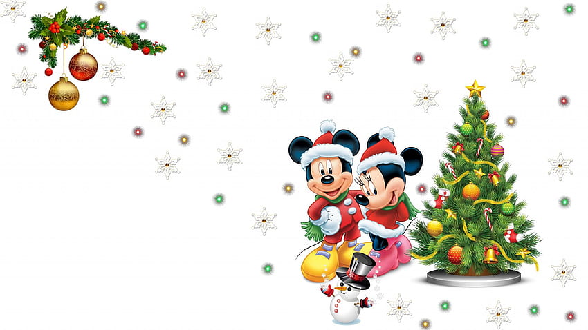 Stimmung, Urlaub, Neujahr, Lichter, Kunst - Cute Merry Christmas Disney - - HD-Hintergrundbild