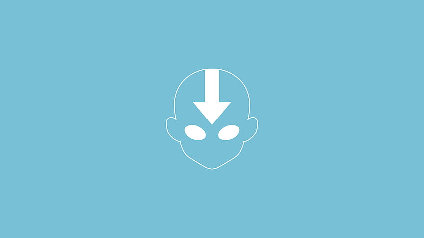 Avatar the Last Airbender – Blog projektowy Nathana Thomsona, Aang Minimalist Tapeta HD