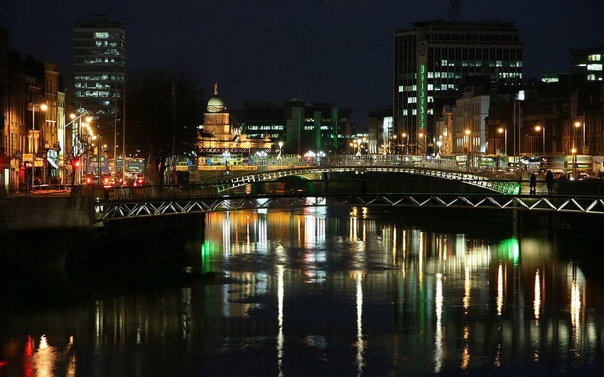 Dublin, Dublin Şehri HD duvar kağıdı