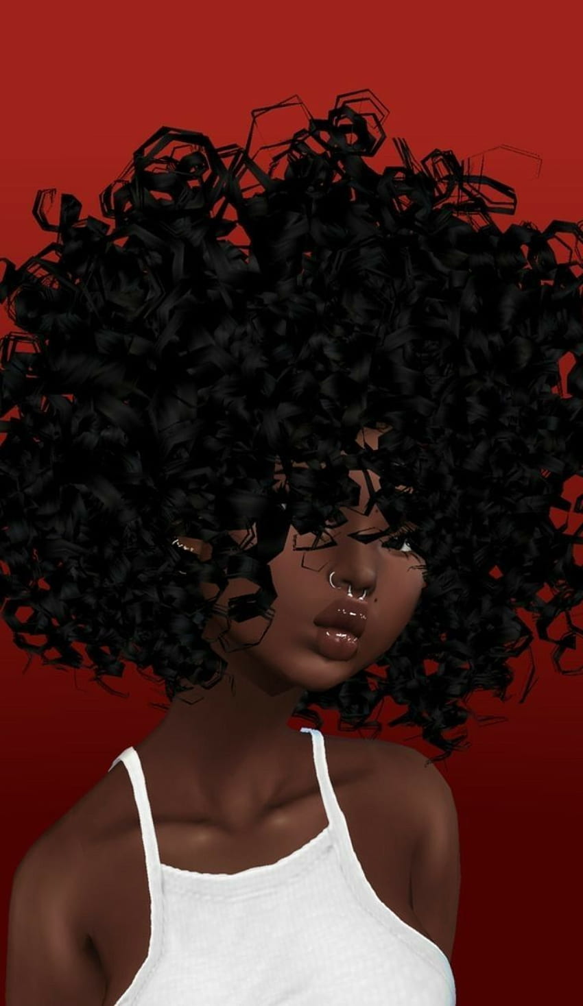 Black girl natural hair HD wallpapers | Pxfuel