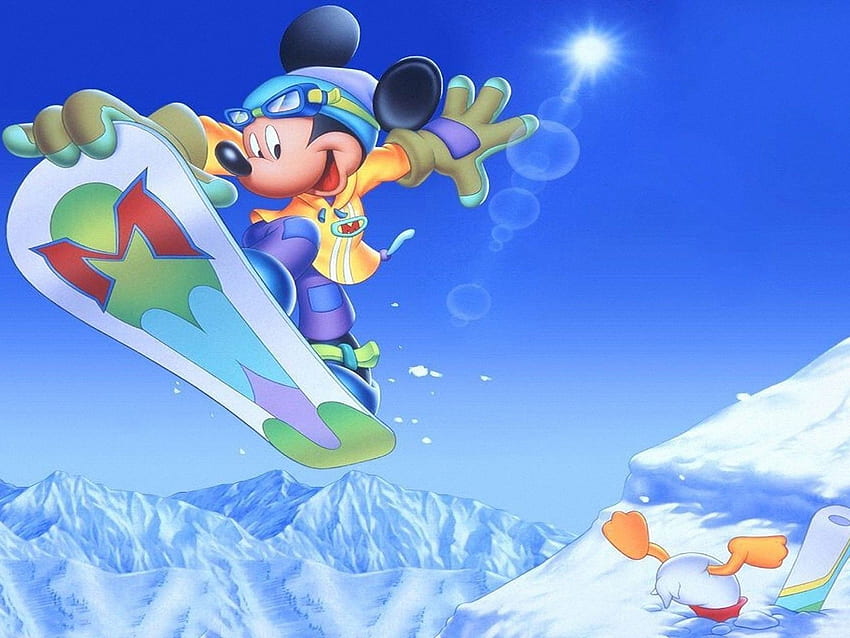 Mickey Mouse Winter Adventures HD wallpaper