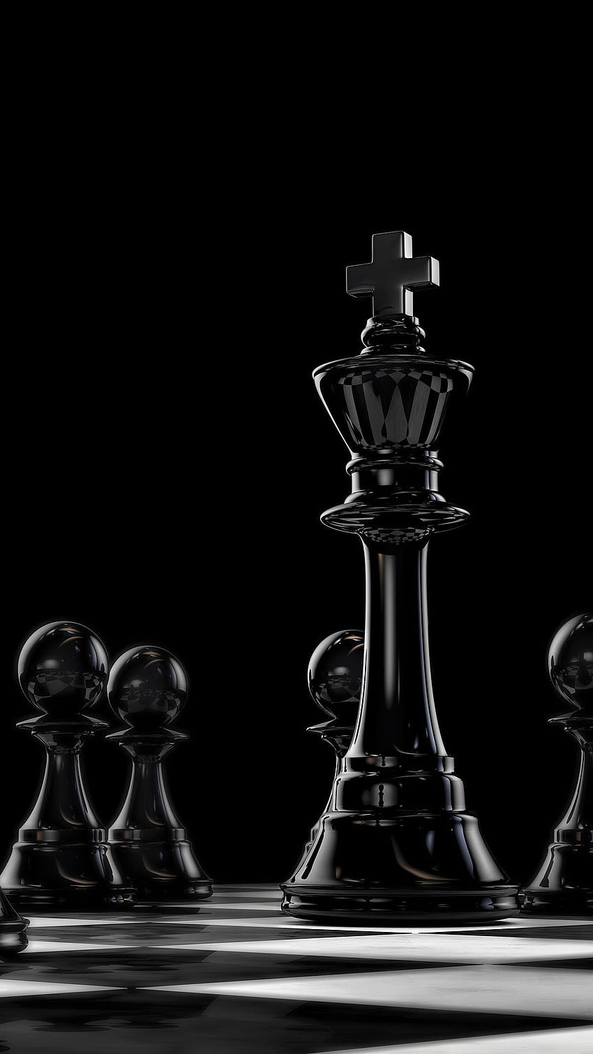 HD wallpaper: Fantasy Chess Art, white and black chess set, Artistic, 3D,  Game