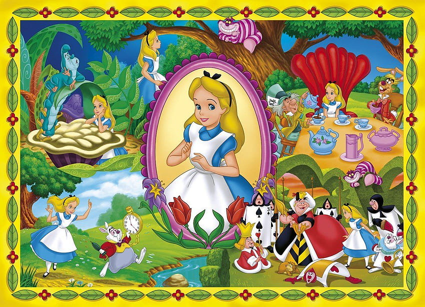 Disney Alice In Wonderland Alice in wonderland disney art [] for your , Mobile & Tablet. Explore Disney Alice in Wonderland . Alice in Wonderland HD wallpaper